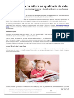 A importância da leitura na qualidade de vida - Brasil Escola