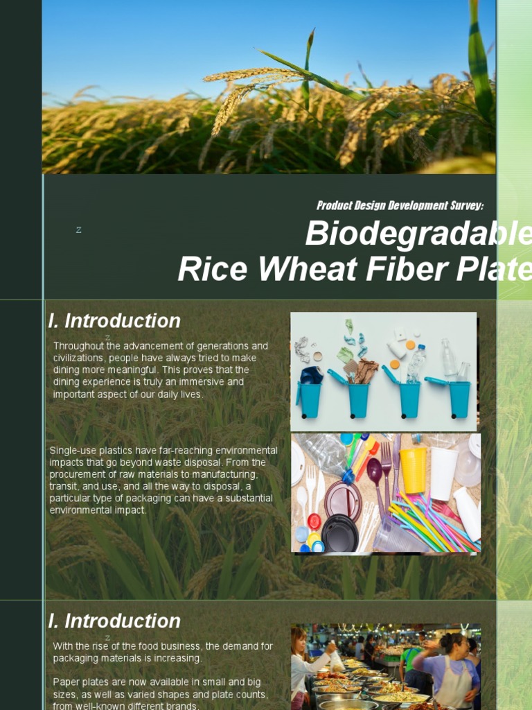 Biodegradable PDF Cereals Foods