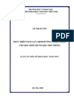 Lê Thị Duyên - Phát Triển Năng Lực Định Hướng Nghề Nghiệp Cho Hs Thpt