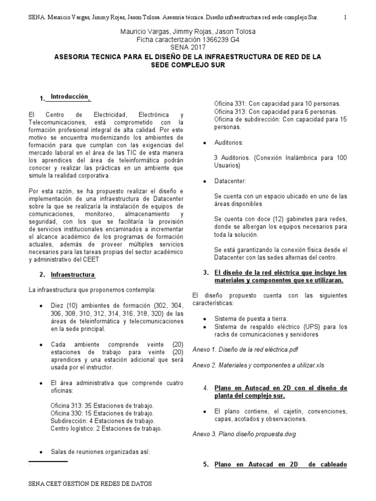 Proyecto Final | PDF | Centro de datos | Informática