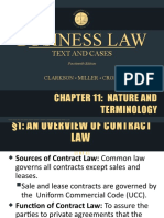 Clarkson14e_ppt_ch11 U3 CONTRACTS. Nature and Terminology