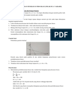 Program Linear Dua Variabel untuk Mencari Pendapatan Maksimum Tukang Parkir