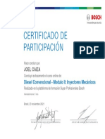 Diesel Convencional - Modulo II Inyectores Mecánicos - Certificado