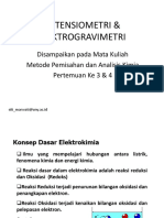 Potensiometri & Elektrogravimetri