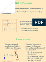 UNIT II: Perceptron: Output Sum