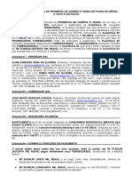 Contrato de promessa de compra e venda de imóvel residencial