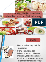 Penyusunan Menu