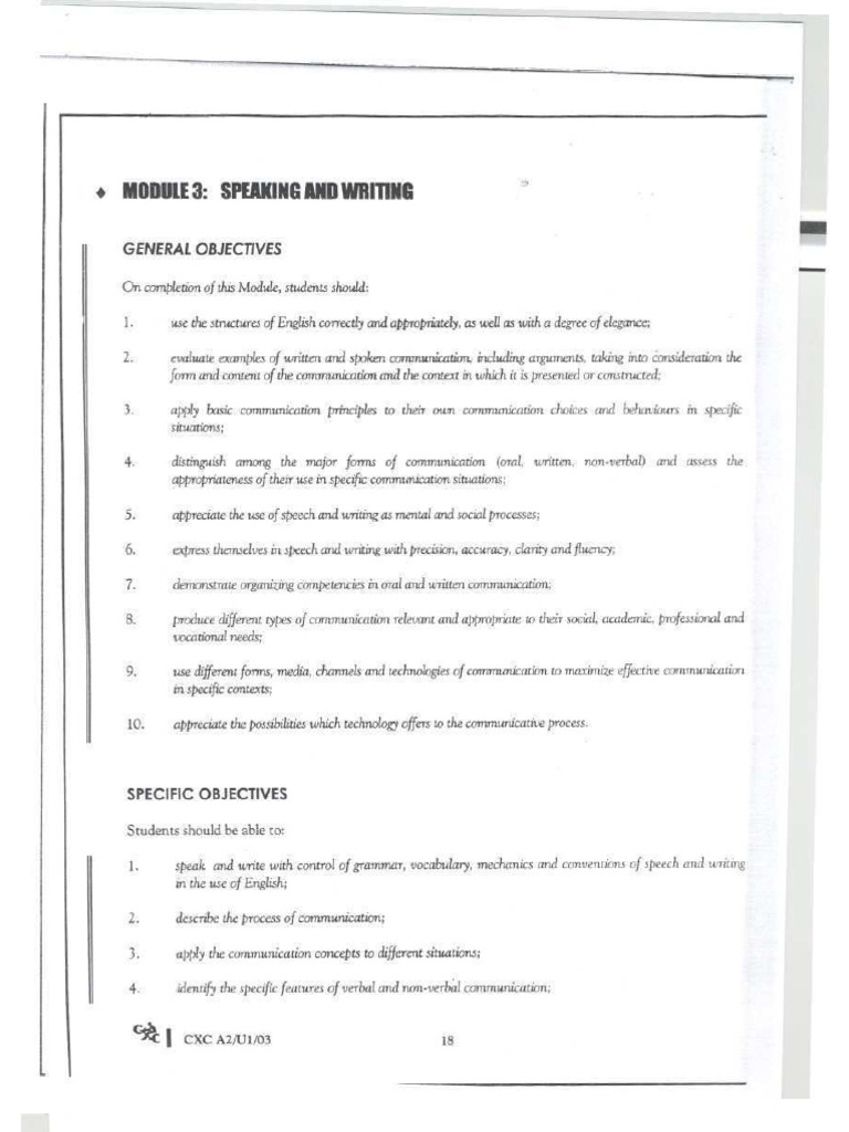 Communication studies module 1 essay sample image