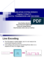 Communication System Eeeb453 Chapter 5 (Part V) Digital Transmission-Line Encoding Digital Transmission-Line Encoding