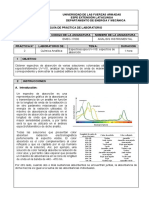 Espectroscopia UV-VIS: espectros de absorción