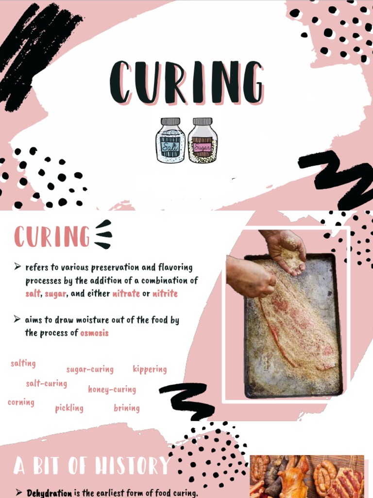 Curing Process PDF Curing (Food Preservation) Foods