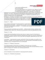 Conditions générales de vente entre professionnels