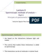 Lecture 6-Spectroscopic Methods of Analysis - Part 1