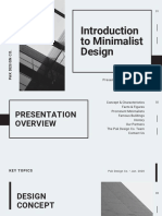 White and Black Introduction To Minimalist Design Presentation