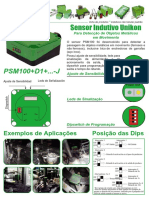 Sensor Indutivo Unikon: PSM100+D1+... - J