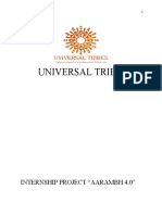 UNIVERSAL TRIBES (Project Report)