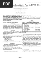 Icats 2011 Template Ieee Format