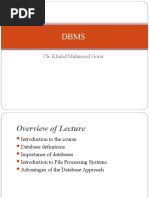 Download DBMS1 by Annee zahid SN54505110 doc pdf