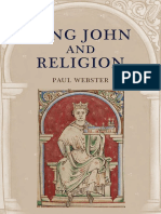 (Studies in the History of Medieval Religion) Paul Webster - King John and Religion-Boydell Press (2015)