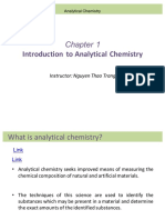 Introduction To Analytical Chemistry: Instructor: Nguyen Thao Trang