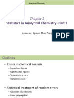 Analytical Chemistry Statistics