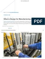 What Is Design For Manufacturing or DFM