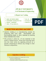 Jadavpur Univrsity: Department of Mechanical Engineering A Report On Casting