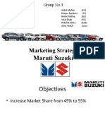 Marketing Strategy: Maruti Suzuki