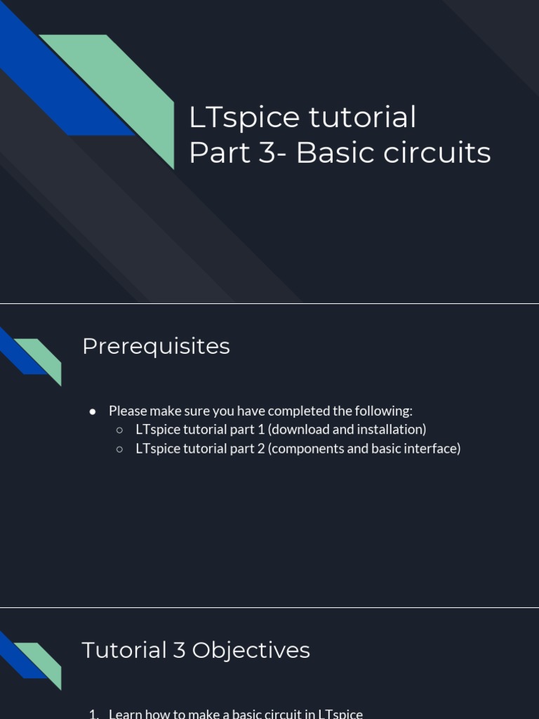 LTspice Beginner's Guide to RC Circuits | PDF | Electrical Network ...