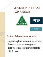Materi Administrasi GP ANSOR
