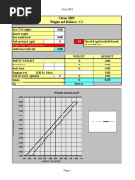 Cirrus SR22 Weight and Balance / CG: 84 84 Gal. Max / 3 Gal. Unusable