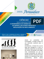 A Interferência Do Homem Na Obtenção de Energia, Relatando Impactos e Implicações No Meio Ambiente