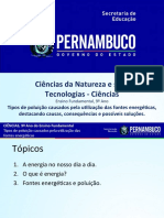 Tipos de Poluição Causados Pela Utilização Das Fontes Energéticas, Destacando Causas, Conseqüências e Possíveis Soluções