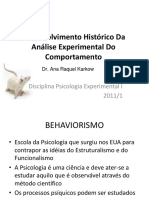 Análise Do Comportamento Contexto Histórico