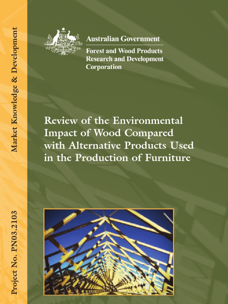 Review of The Environmental Impact of Wood Compared With Alternative ...