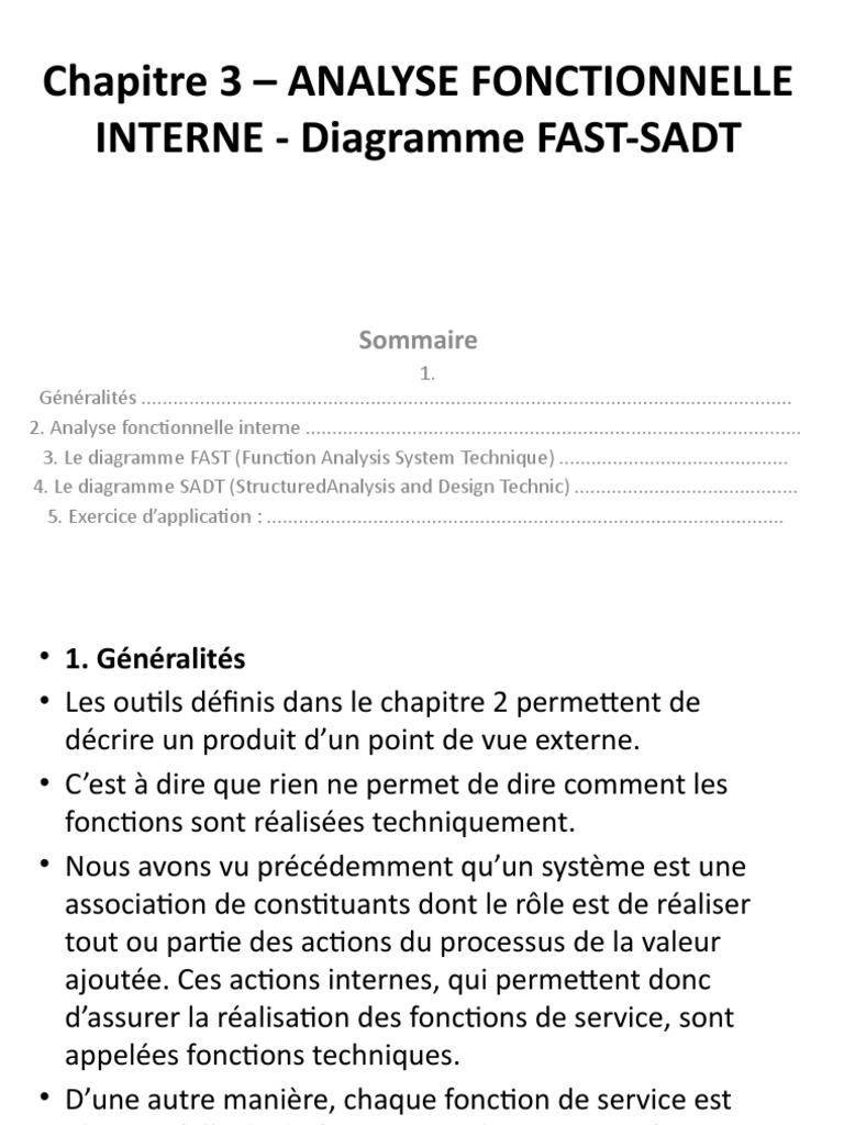 Chapitre 3 - ANALYSE FONCTIONNELLE Interne | PDF | Bateaux