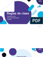 Reglas de Clase Pensamiento Cunista