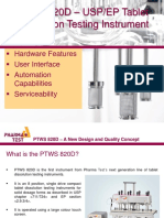 PTWS 820D - USP/EP Tablet Dissolution Testing Instrument
