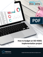 How To Budget An ISO 45001 Implementation Project en