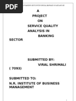 Download Service Quality in Banking Sector by Renjitha Rajan SN54506765 doc pdf