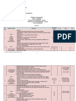 How Are You?: Planificare Calendaristică. Limba Engleză. Clasa I