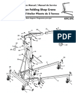 2 Ton Folding Shop Crane: Grue D'atelier Pliante de 2 Tonnes Kfc-2Tc