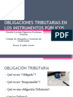 7. Obligaciones Tributarias en Los Instrumentos Públicos