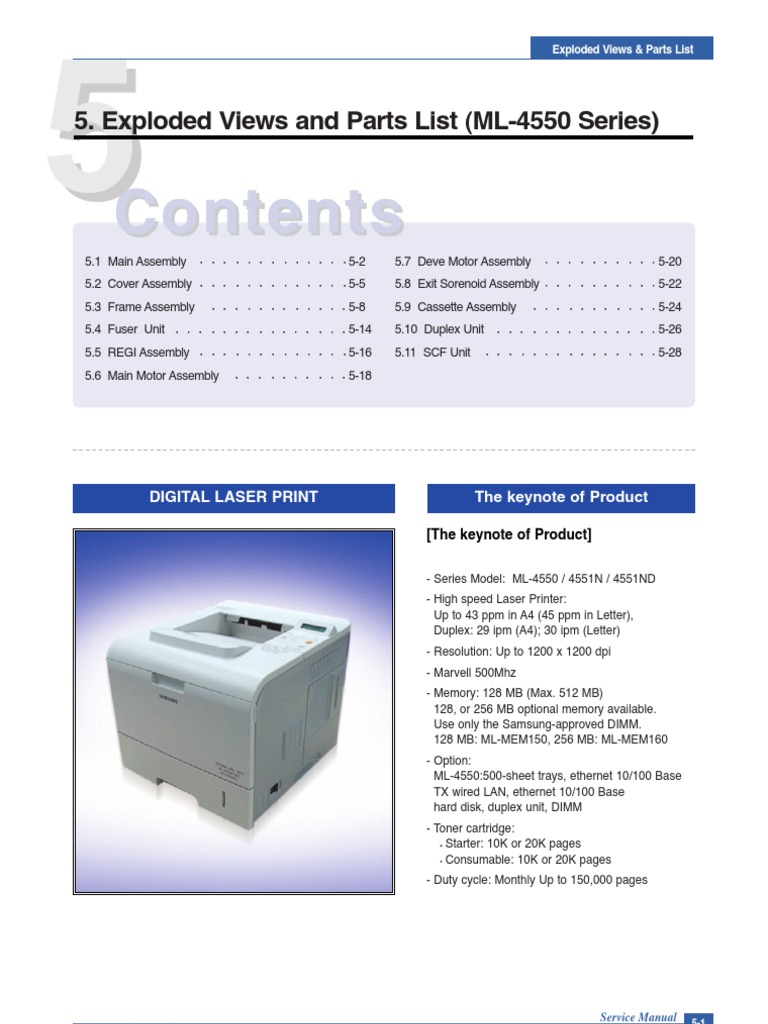 Exploded View & Part List | PDF