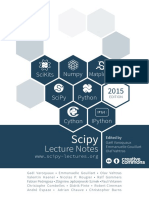 Lecture Notes: Scipy