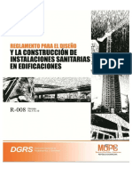 R-008 Reg. para Diseño y Construcción de Instalaciones Sanitarias en Edificaciones - Unlocked