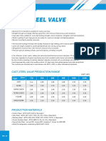 Cast Steel Valve: Service Features