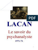 S19b Le savoir du psychanalyste