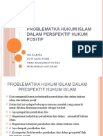 PROBLEMATKA HUKUM ISLAM DALAM PERSPEKTIF HUKUM POSITIF 4 November 2021 BNM