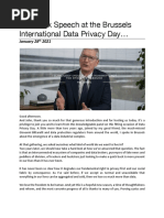 Case Study - Int. PR. Tim Cook CPDP 2021